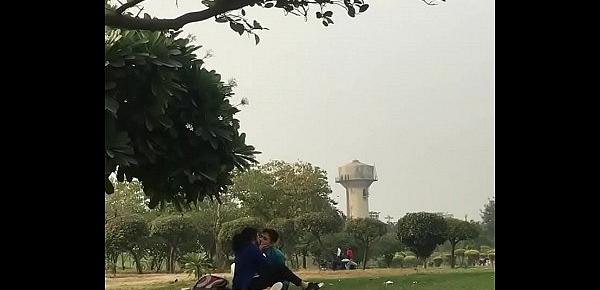  Indian teen lover kissing in park